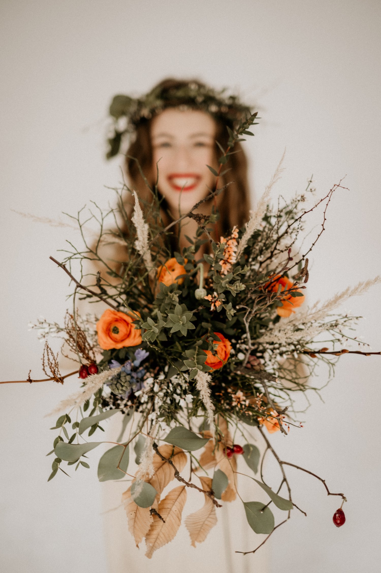 alternative bride bouquet prague