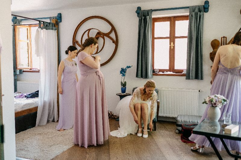 Svatek Všetice svatba